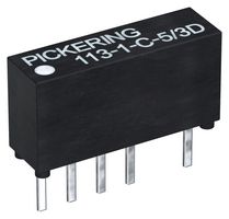 113-1-C-5/3D - Reed Relay, SPDT, 5 V, 113 Series, Through Hole, 150 ohm, 100 mA - PICKERING