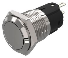 82-4551.2000 - Vandal Resistant Switch, 82 Series, 16 mm, SPDT, Maintained, Round Flat Flush, Natural - EAO