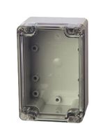 7022641 - Plastic Enclosure, Multipurpose, Polycarbonate, 80 mm, 160 mm, 95 mm, IK07, IK08, IP66, IP67 - FIBOX