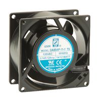 OA80AP-22-1TB - AC Axial Fan, 230V, Square, 80 mm, 38 mm, Ball Bearing, 30 CFM - ORION FANS