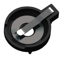 101 - BATT HOLDER, COIL CELL-20MM X 1, TH - KEYSTONE