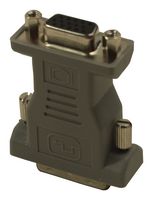 DMB601MF - DVI to VGA Audio / Video Adapter, DVI-A Plug, D Sub High Density Receptacle - L-COM