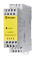 7S.14.8.120.4220 - Safety Relay, 125 VAC, DPST-NO, DPST-NC, 7S Series, DIN Rail, 6 A, Screwless - FINDER