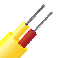 WK-165-D - Thermocouple Wire, ANSI, Flat Pair, PVC, Type K, 7 x 0.2mm, 50 m - LABFACILITY