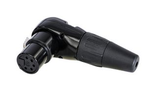 RC5FR-BAG - XLR Connector, R/A, 5 Contacts, Receptacle, Cable Mount, Silver Plated Contacts, Zinc Body - REAN