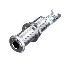 NYS2202 - Phone Audio Connector, Mono, 6.35mm, 2 Contacts, Jack, Panel Mount, Tin Plated Contacts, Brass Body - REAN