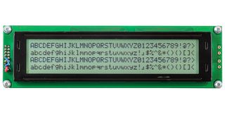 MC44005A6W-FPTLWI-V2 - Alphanumeric LCD, 40 x 4, Black on White, 5V, I2C, English, Japanese, Transflective - MIDAS