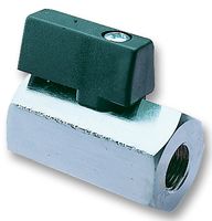 601112138 - Valve, Ball, Miniball, 6011 Series, Light Duty, Reduced Bore, Female/Female, G3/8, 10Bar, Brass - NORGREN