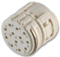 73004610 - Circular Connector, Circon R2.5 Series, Cable Mount Receptacle, 12 Contacts, Crimp Socket, Bayonet - EPIC