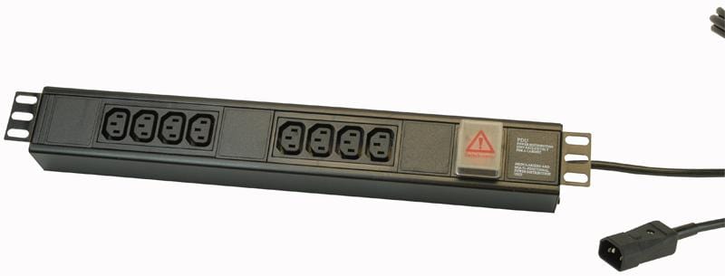 POWERDATA TECHNOLOGIES Power Distribution H15UIEC/8/C14 PDU HORZ IEC 1.5U 8 WAY C14 PLUG POWERDATA TECHNOLOGIES 3375713 H15UIEC/8/C14