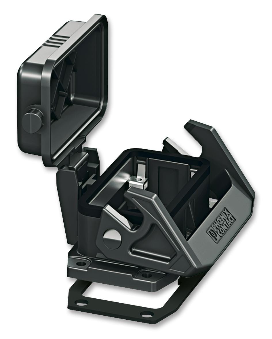 PHOENIX CONTACT Connector Backshells HC-EVO-B10-BWSC-PLRBK HOUSING, W/COVER, B10, 1 LEVER, PLASTIC PHOENIX CONTACT 2309606 HC-EVO-B10-BWSC-PLRBK