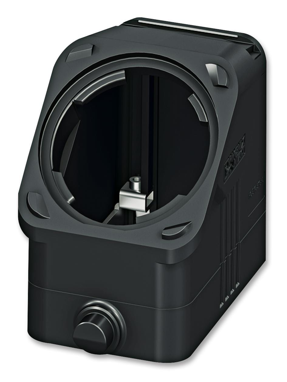 PHOENIX CONTACT Connector Backshells HC-EVO-B10-HLFS-PLBK HOOD, B10, FOR SINGLE LEVER, PLASTIC PHOENIX CONTACT 2309599 HC-EVO-B10-HLFS-PLBK