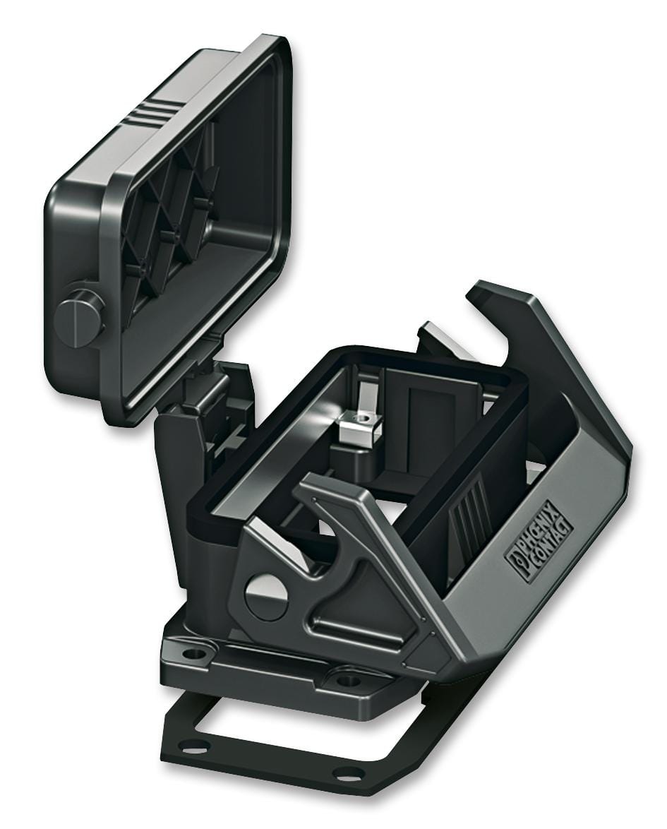 PHOENIX CONTACT Connector Backshells HC-EVO-B16-BWSC-PLRBK HOUSING, W/COVER, B16, 1 LEVER, PLASTIC PHOENIX CONTACT 2309621 HC-EVO-B16-BWSC-PLRBK