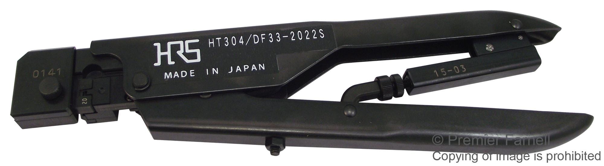 HIROSE(HRS) Crimp Tools HT304/DF33-2022S HAND TOOL, CRIMP CONTACT, 22-20AWG HIROSE(HRS) 2490663 HT304/DF33-2022S