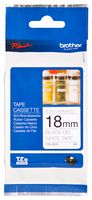 TZE-N241 Tape, Black On White, 18mm W, 8m L Brother