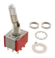 7301K2ZQE Toggle Switch, 3PDT, 5A, 120V, Panel C&K Components