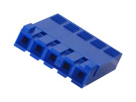 65240-005LF Rcpt Housing, 5Pos, Polyester, Blue Amphenol ICC