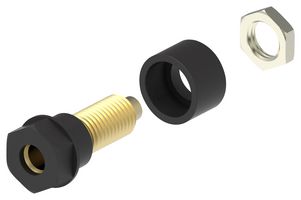 72-14146 Conn, Banana, Jack, 36A, Stud, Blk Tenma