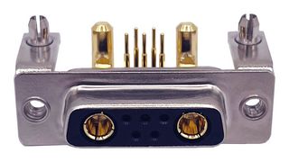 684M7W2203L621 Combo D-Sub Conn, Rcpt, DA-7W2, Th Norcomp