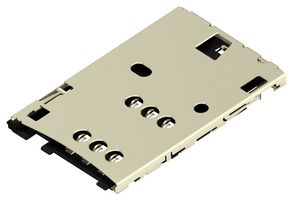 2174918-1 Connector, Mini Sim, Push-Push, 6Pos Te Connectivity
