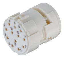 09151123101 CIRCULAR INSERT, RCPT, 12POS, PA, CRIMP HARTING