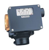 FL-W90 FLOWMETER, 90GPM, 300PSI, 2" FNPT Omega