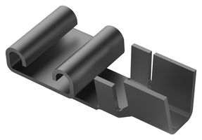 61187-1 Female Flag Disconnect, 6.35mm, 12-10AWG Amp - Te Connectivity