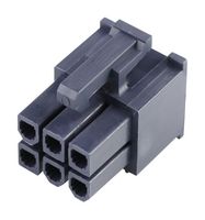 39-03-9062 CONNECTOR HOUSING, RCPT, 6POS, 4.2MM MOLEX
