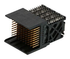 76410-1107 Conn, Backplane, R/A Header, 90POS, 9ROW Molex