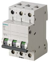 5SL6316-7 MINIATURE CKT BREAKER, 3P, 16A, 400VAC SIEMENS