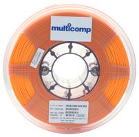 MC002550 3D Printer Filament, PLA, 1.75mm, Orange multicomp