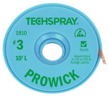 1810-100F Braid, Pro-Wick Desoldering, 100FT TECHSPRAY