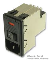 PS0S0DSXB=C1265 CONNECTOR, PWR ENTRY, PLUG, 10A, 250VAC CORCOM - TE CONNECTIVITY