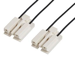 216330-1023 Cable, 2P EdgeLock Rcpt-Rcpt, 11.8" Molex