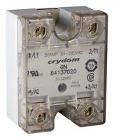 84137021 Solid State Relay, 50A, 90-280VAC, Panel SENSATA/Crydom