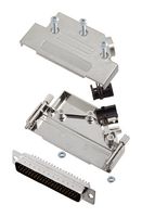 L17D45PK-M-37+L717HDC62P Hd-D Sub Connector, Plug, 62POS, Solder Amphenol ICC