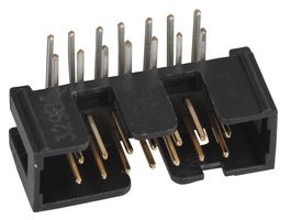 N2514-5002RB HEADER, THT, R/A, 2.54MM, 14WAY 3M