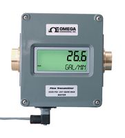 FLR6102D-BSPP FLOWMETER, 2GPM, 3500PSI, 1/2" NPT Omega