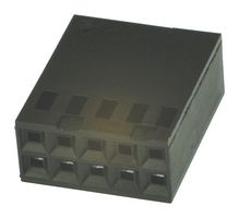87456-5 Connector Housing, Rcpt, 10Pos, 2.54mm Amp - Te Connectivity