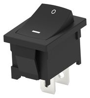 1-1571076-1 Rocker Switch, SPST, 16A, 125VAC, Panel Alcoswitch - Te Connectivity