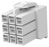 176276-1 Connector Housing, Plug, 9Pos, 3.96mm Amp - Te Connectivity