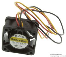 9WF0424F601 Axial Fan, 40mm, 24Vdc, 7.77CFM, 37DBA SANYO DENKI
