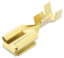 61944-1 Quick Dis Term, Female, 6.35 X 0.81mm Amp - Te Connectivity