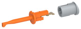 72-14336 Test Probe Conn, Hook, 6a, 70V, Orange Tenma