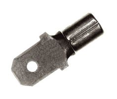 41412 Male Disconnect, 6.35mm, 18-14AWG Amp - Te Connectivity