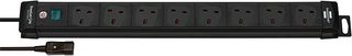 1951183605 Power Outlet Strip, 8 Outlet, 2m, 240V Brennenstuhl
