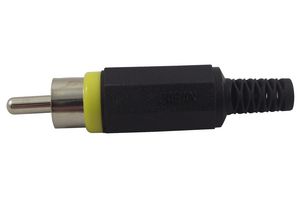 XSTO1 G Plug, Phono, Yellow Lumberg