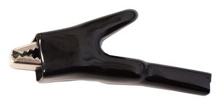 Bu-121-0. Grounding Clip, 15mm, Black, 25A Mueller Electric