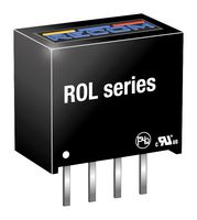 Rol-0505S DC-DC Converter, 5V, 0.1A RECOM Power
