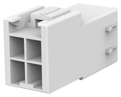 179465-1 Rcpt Housing, 4Pos, Pa 66 gf, Natural Amp - Te Connectivity